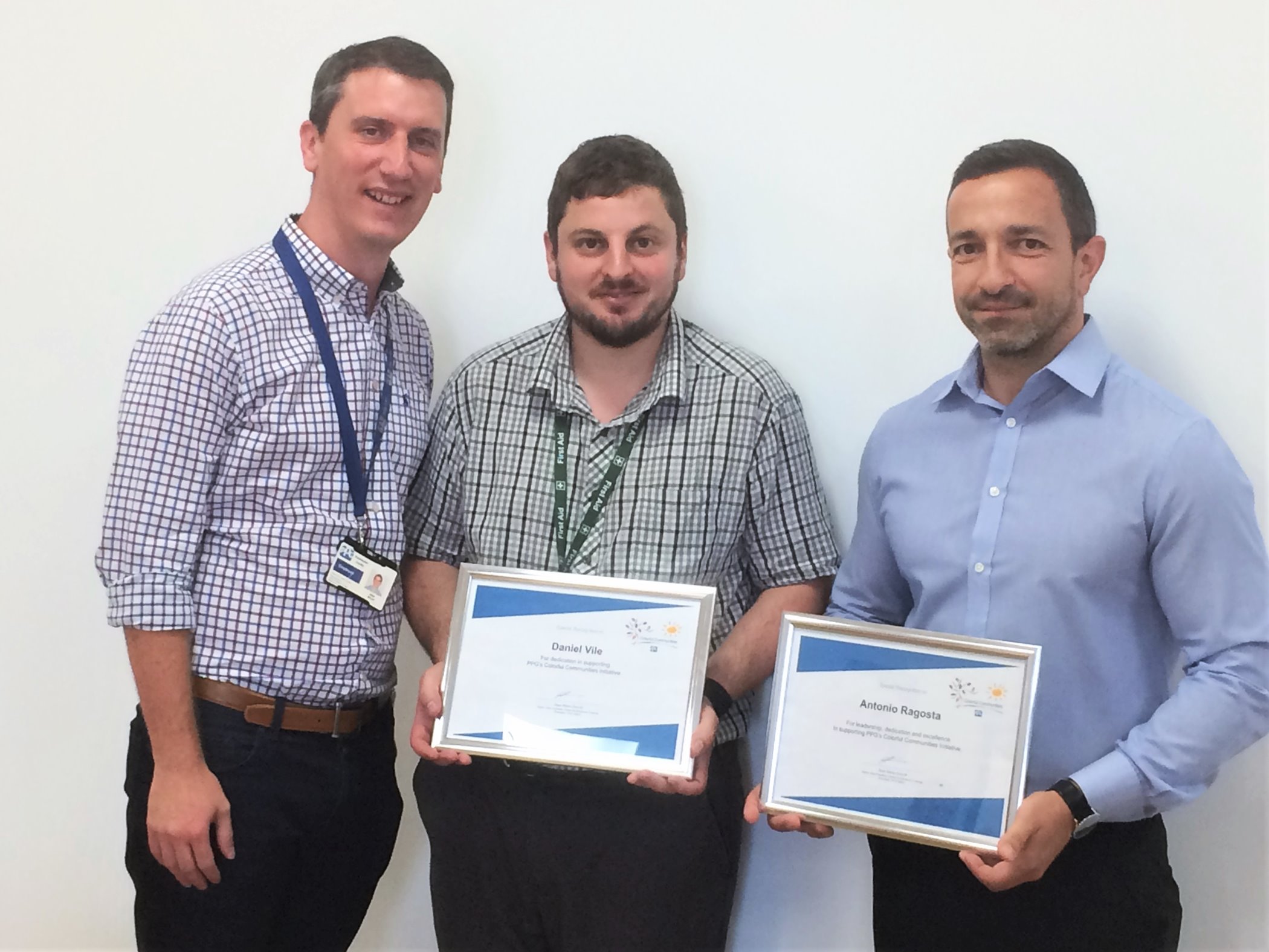Tony and Daniel Roll Up Their Sleeves to Help Community | PPG People